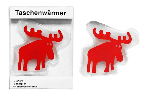 Taschenwärmer Elch 2 Stück
