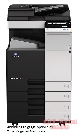 Konica Minolta bizhub C308, ca. 366.647 Seiten gedruckt, gebraucht/ pen/ ell100725