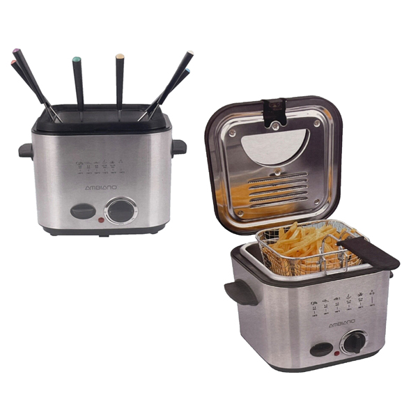 Ambiano Mini Fritteuse inkl. Fondue-Set