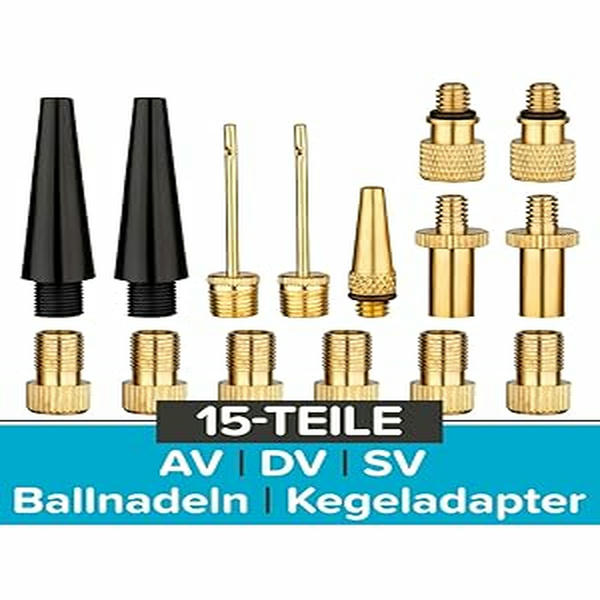 Mumbi Ventiladapter 15er Set - flexibel für jedes Ventil